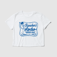 Thumbnail for Rancher's Rodeo Women's Crop Tee - Because Weekend