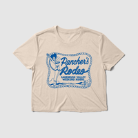 Thumbnail for Rancher's Rodeo Women's Crop Tee - Because Weekend