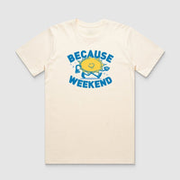 Thumbnail for Cream Sunshine Tee - Because Weekend