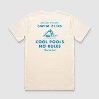 Thumbnail for Cream Swim Club Tee - Because Weekend