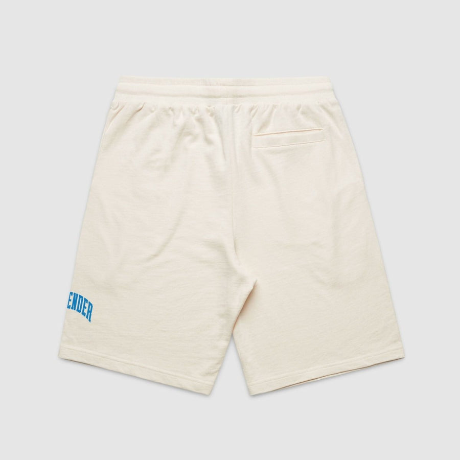 Cream Weekender Varsity Sweatshorts - Because Weekend