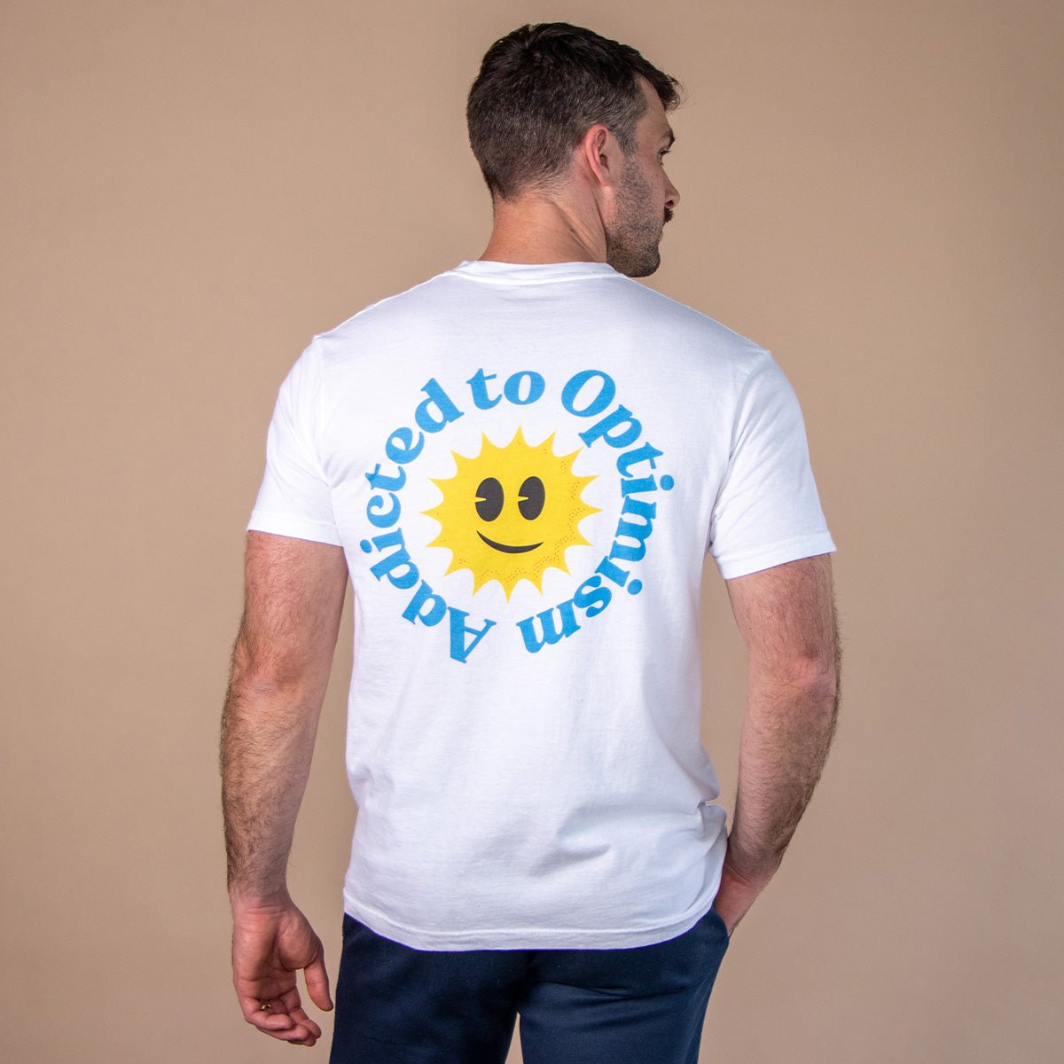 Addicted to Optimism Tee - Because Weekend