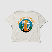 Thumbnail for Because Austin Crop Tee - Because Weekend