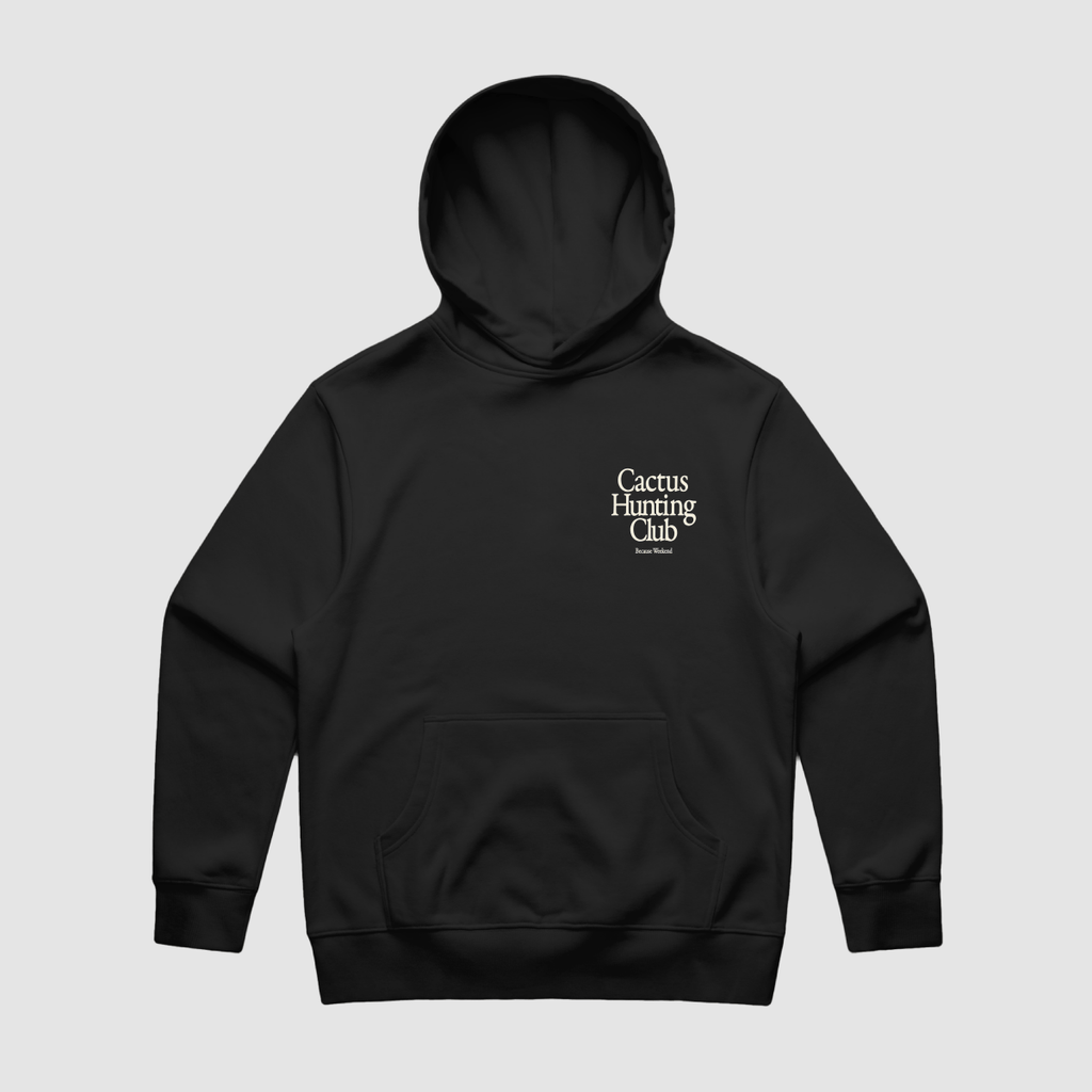 Cactus Hunting Club Hoodie - Because Weekend