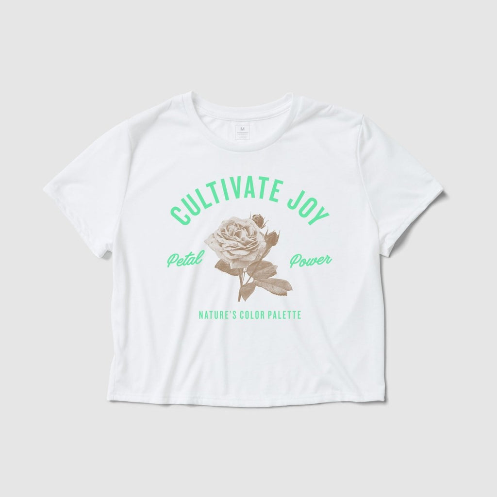 Cultivate Women's Crop Tee - Because Weekend