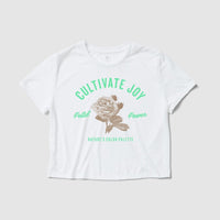 Thumbnail for Cultivate Women's Crop Tee - Because Weekend