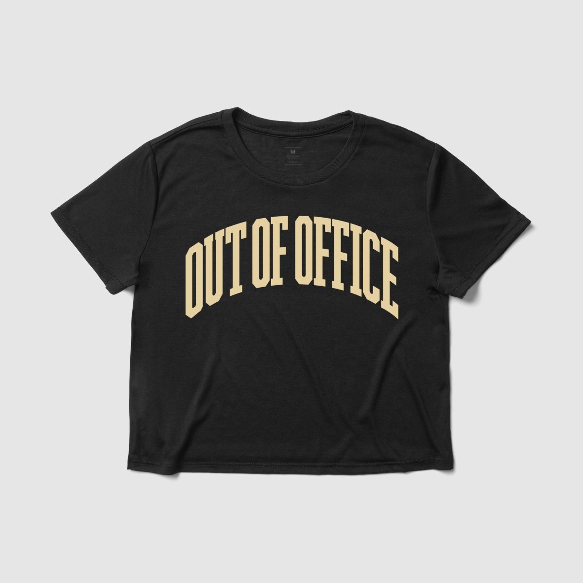 Out Of Office Women's Crop Tee - Because Weekend