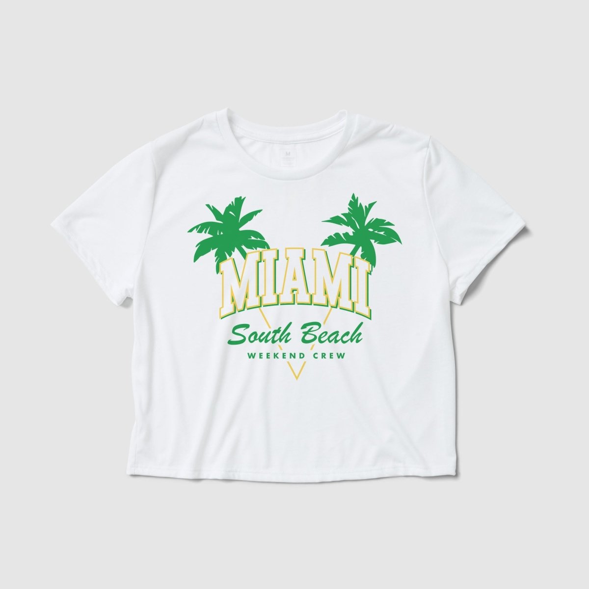 South Beach Women's Crop Tee - Because Weekend