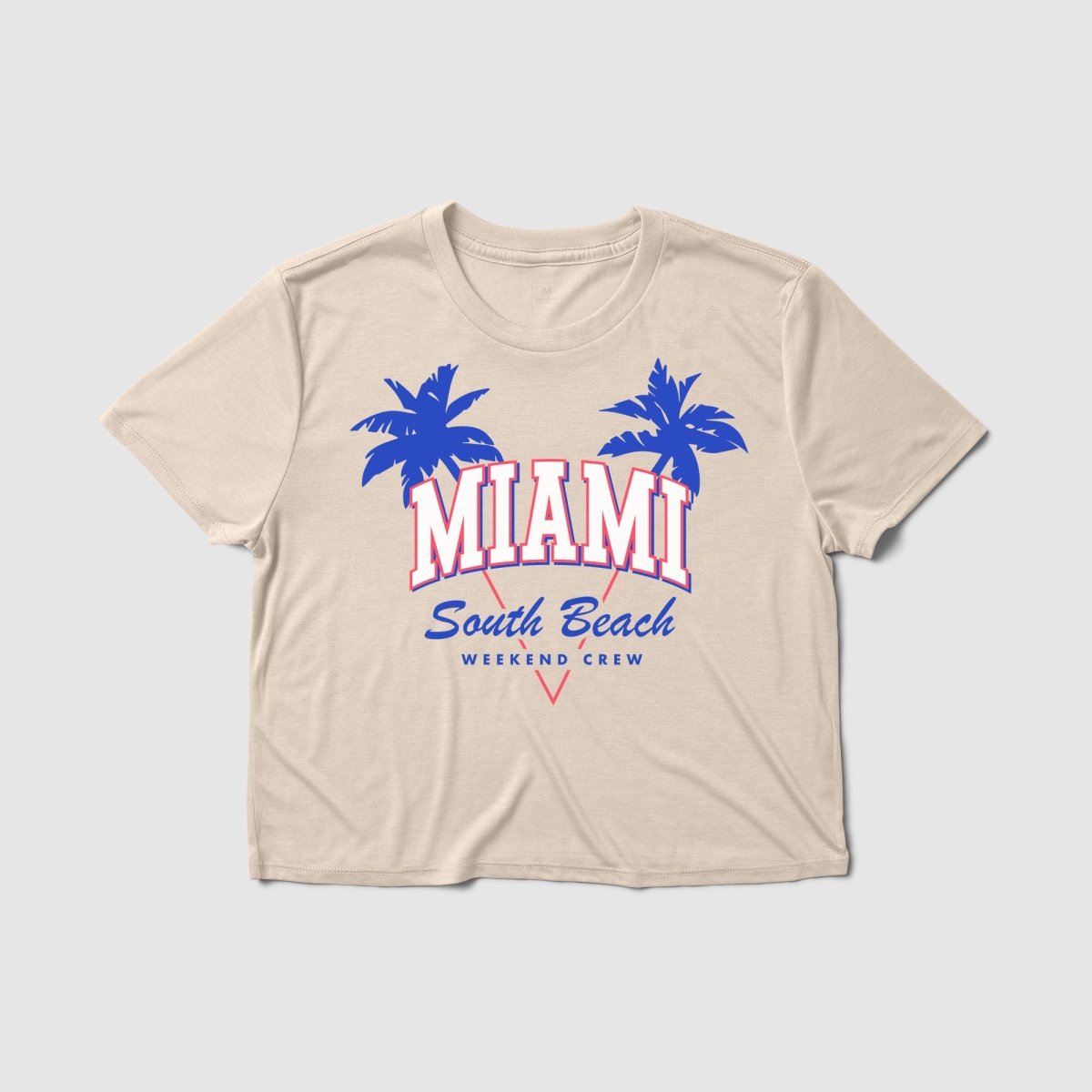 South Beach Women's Crop Tee - Because Weekend