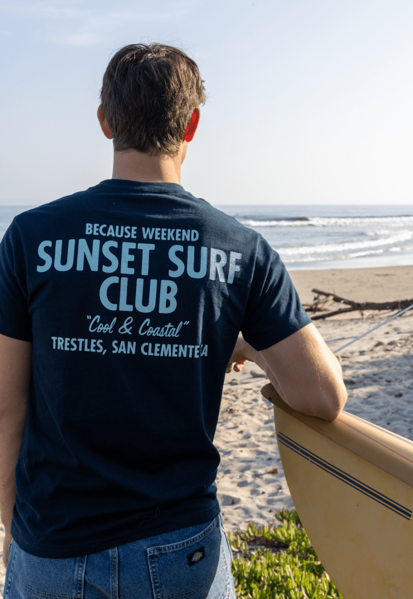 Sunset Surf Club Tee - Because Weekend