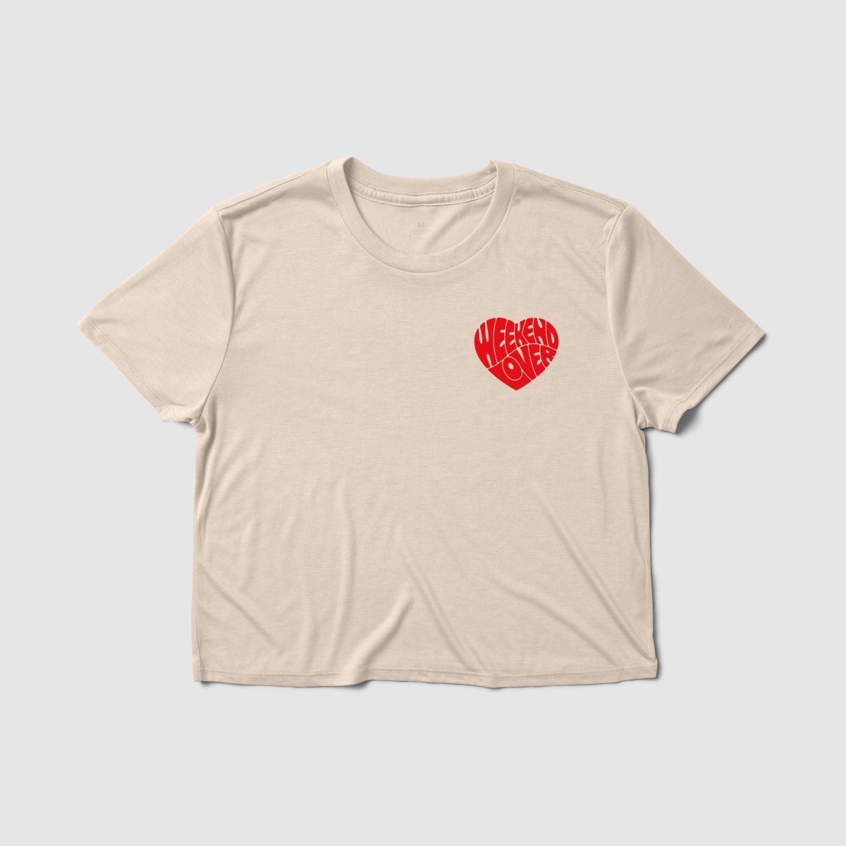 Weekend Lover Women's Crop - Because Weekend