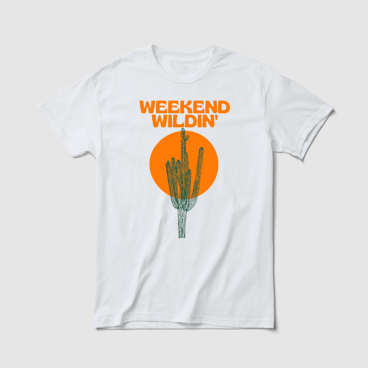 Weekend Wildin Cactus Tee - Because Weekend