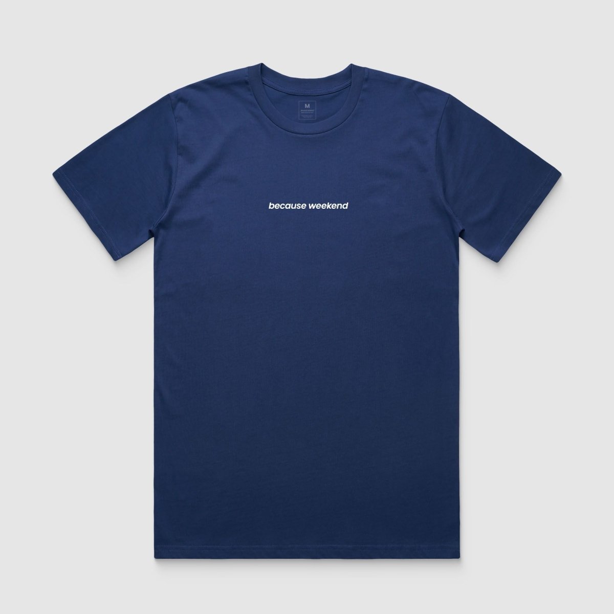 Cobalt Logo Tee - Because Weekend