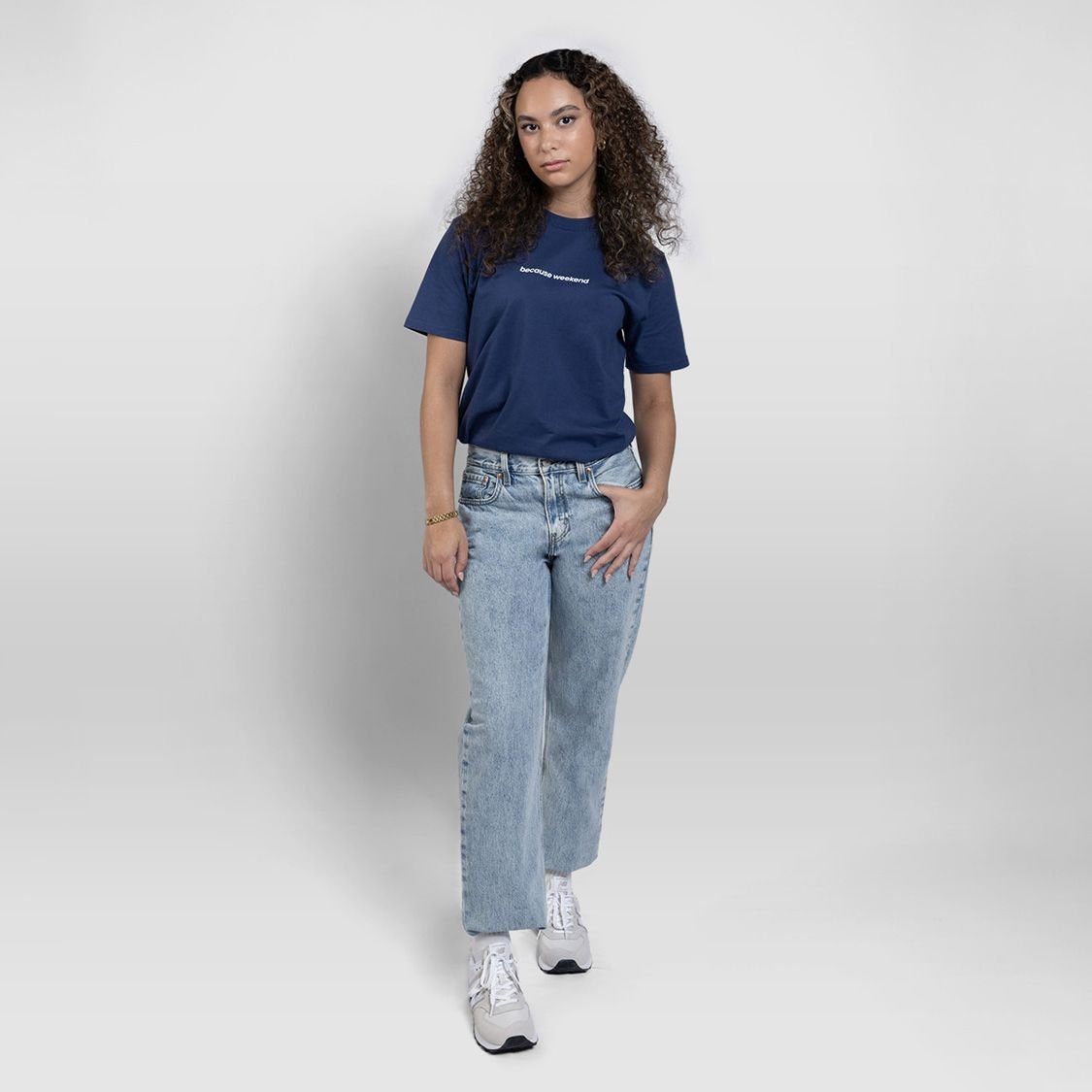 Cobalt Logo Tee - Because Weekend