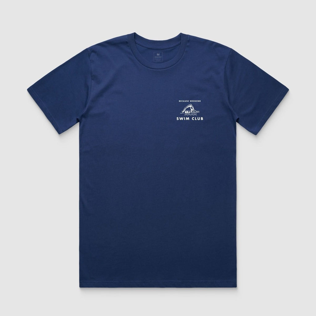 Cobalt Swim Club Tee - Because Weekend
