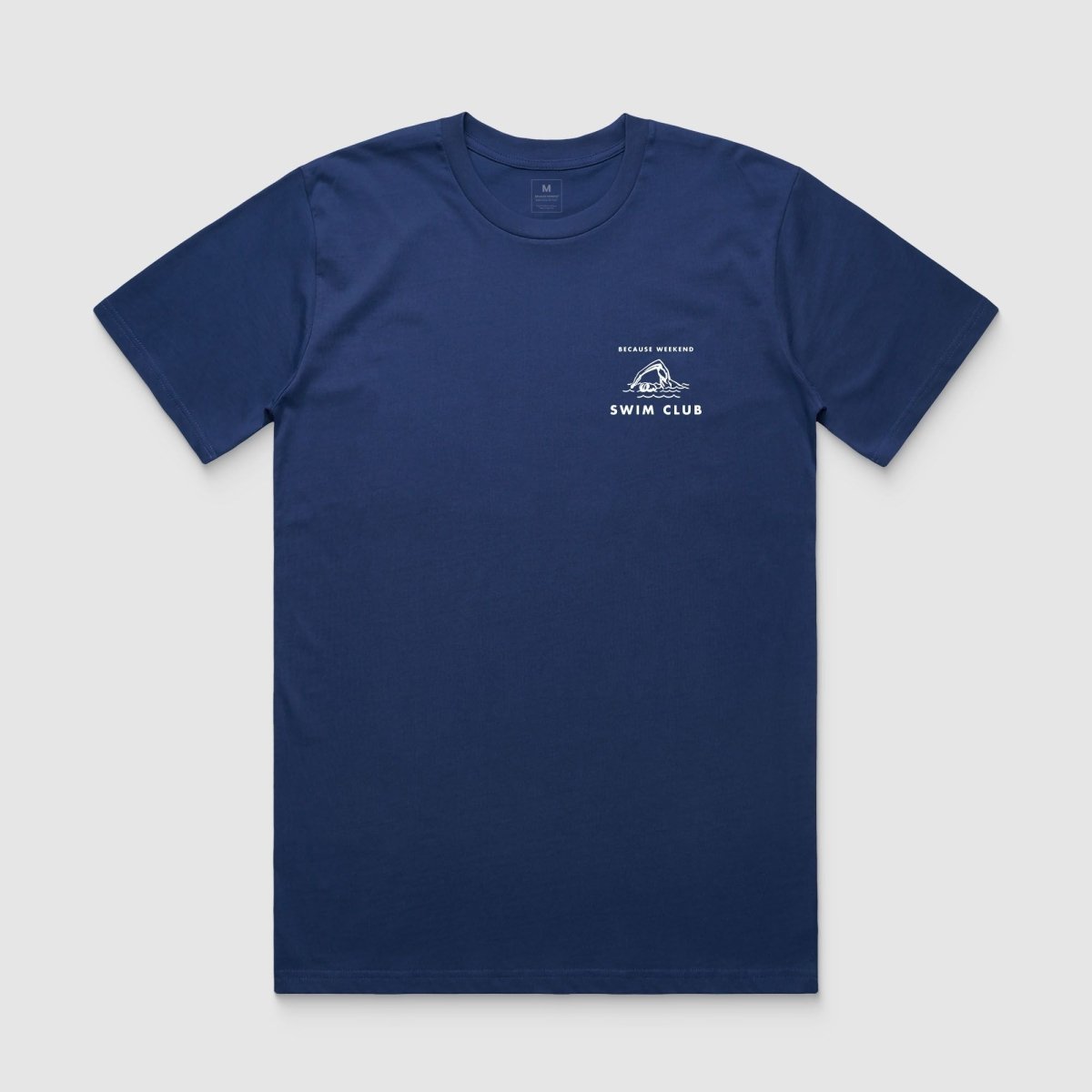 Cobalt Swim Club Tee - Because Weekend