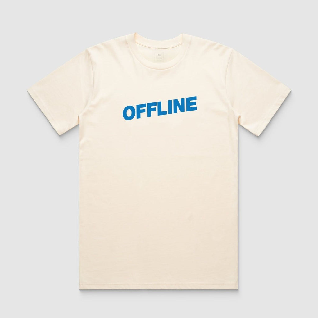Cream Offline Tee - Because Weekend