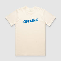 Thumbnail for Cream Offline Tee - Because Weekend
