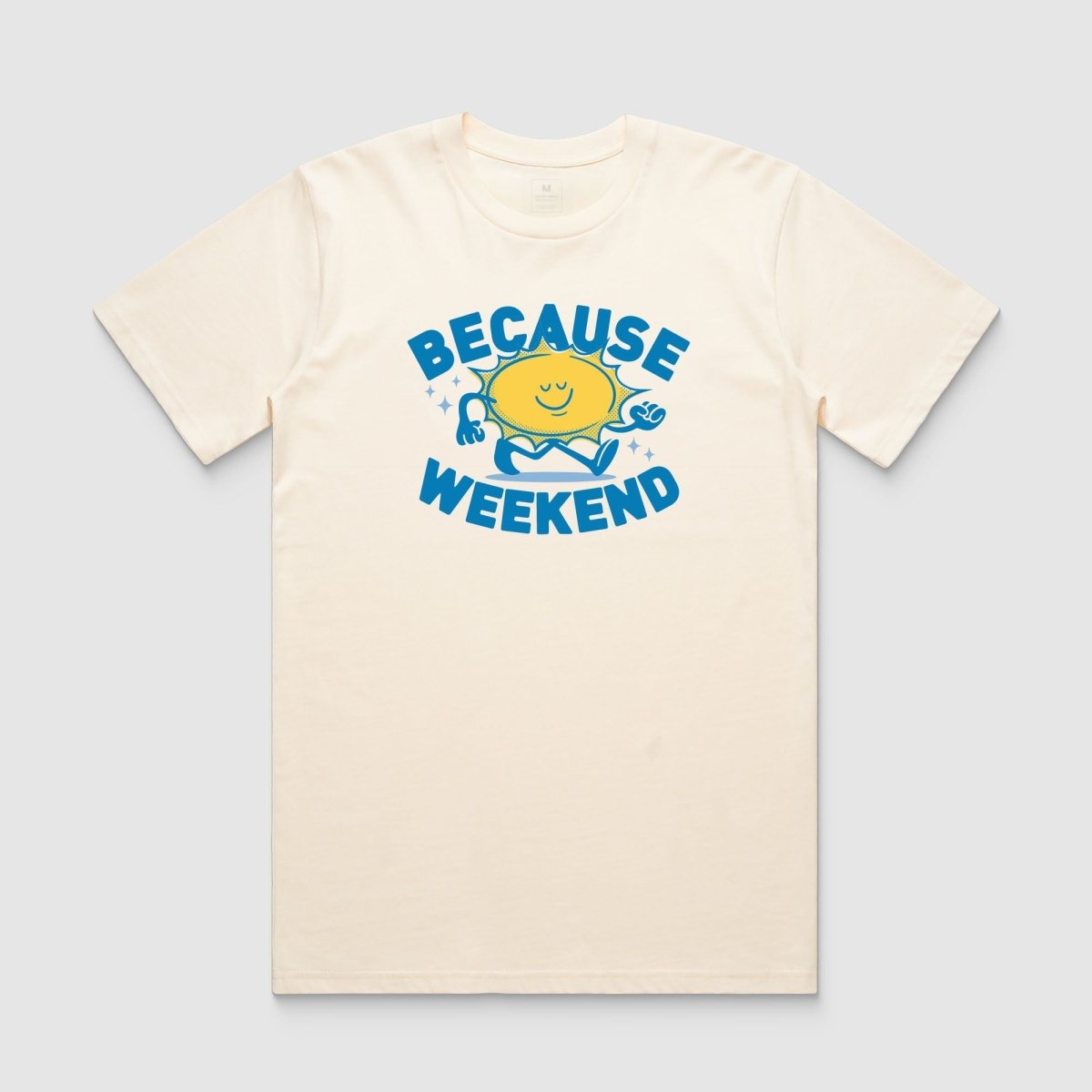 Cream Sunshine Tee - Because Weekend