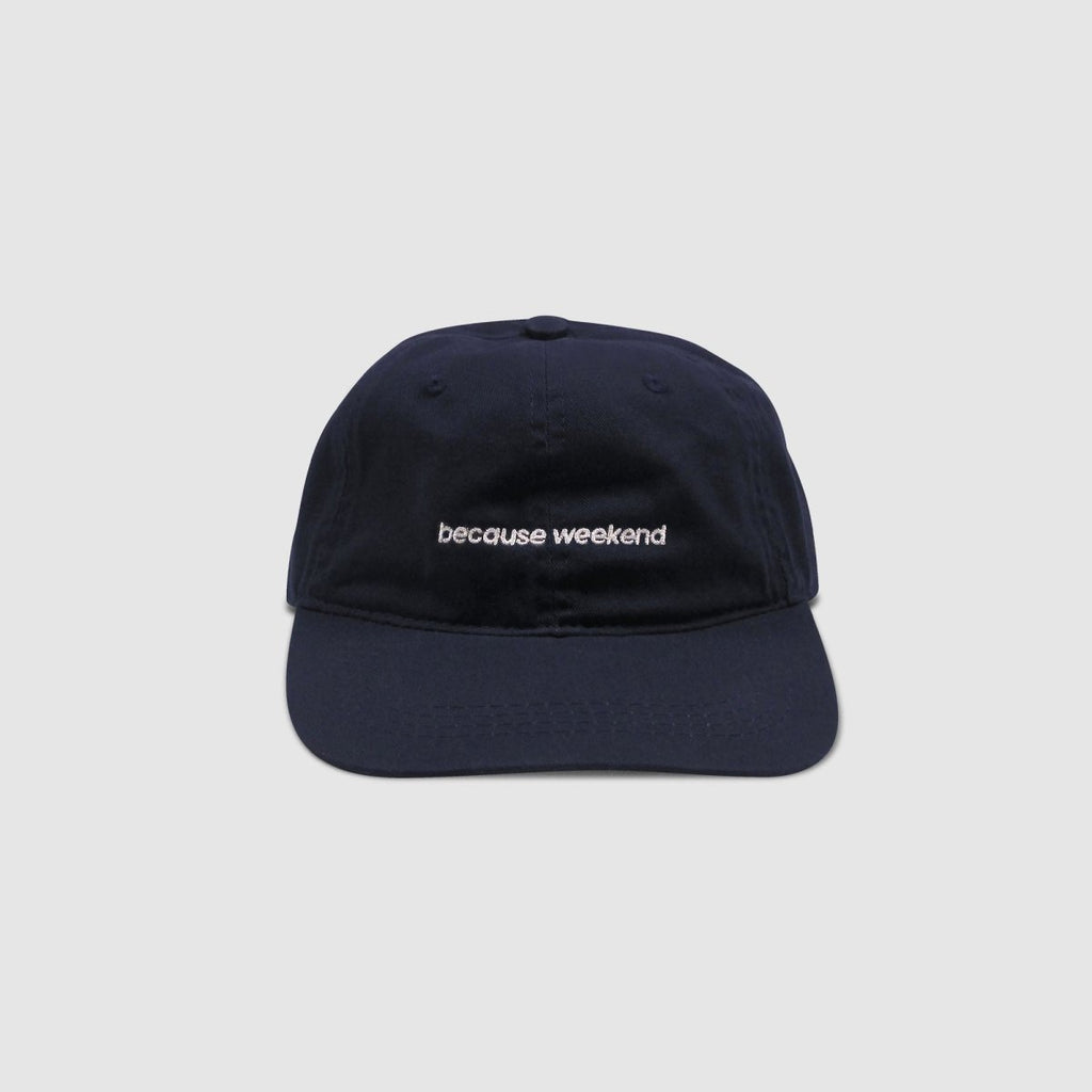 Navy Logo Dad Cap - Because Weekend