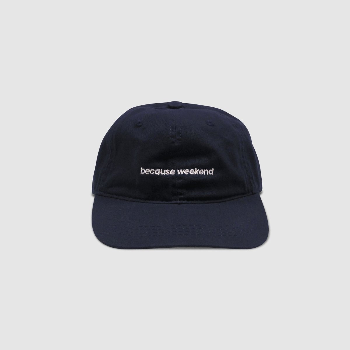 Navy Logo Dad Cap - Because Weekend