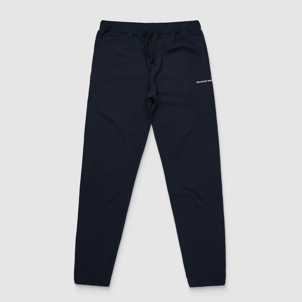 Navy Logo Pocket Sweatpants - Because Weekend