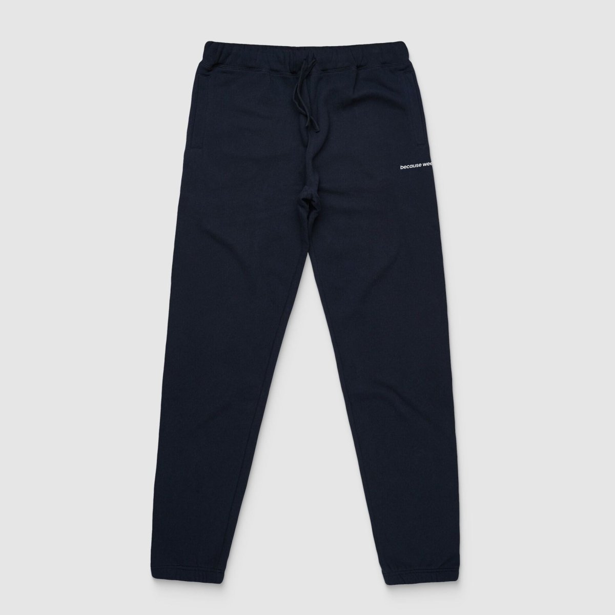 Navy Logo Pocket Sweatpants - Because Weekend