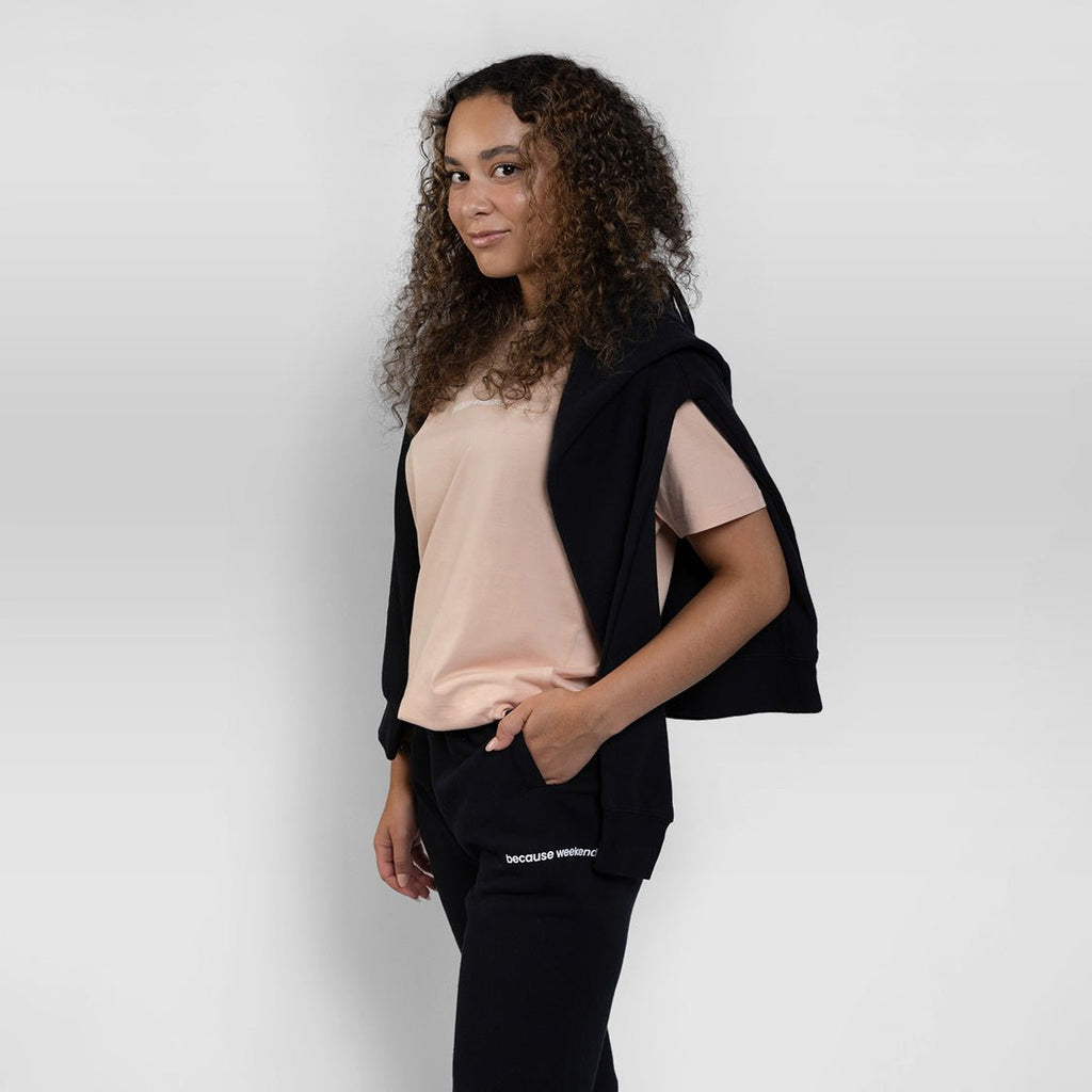 Navy Logo Pocket Sweatpants - Because Weekend