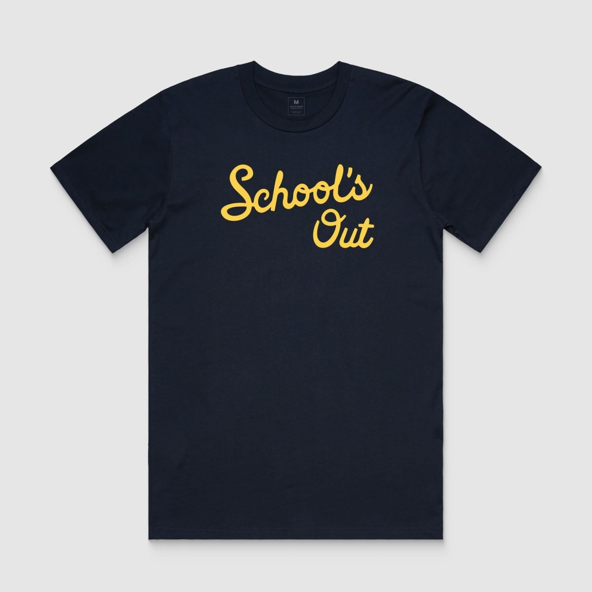 Navy School's Out Tee - Because Weekend