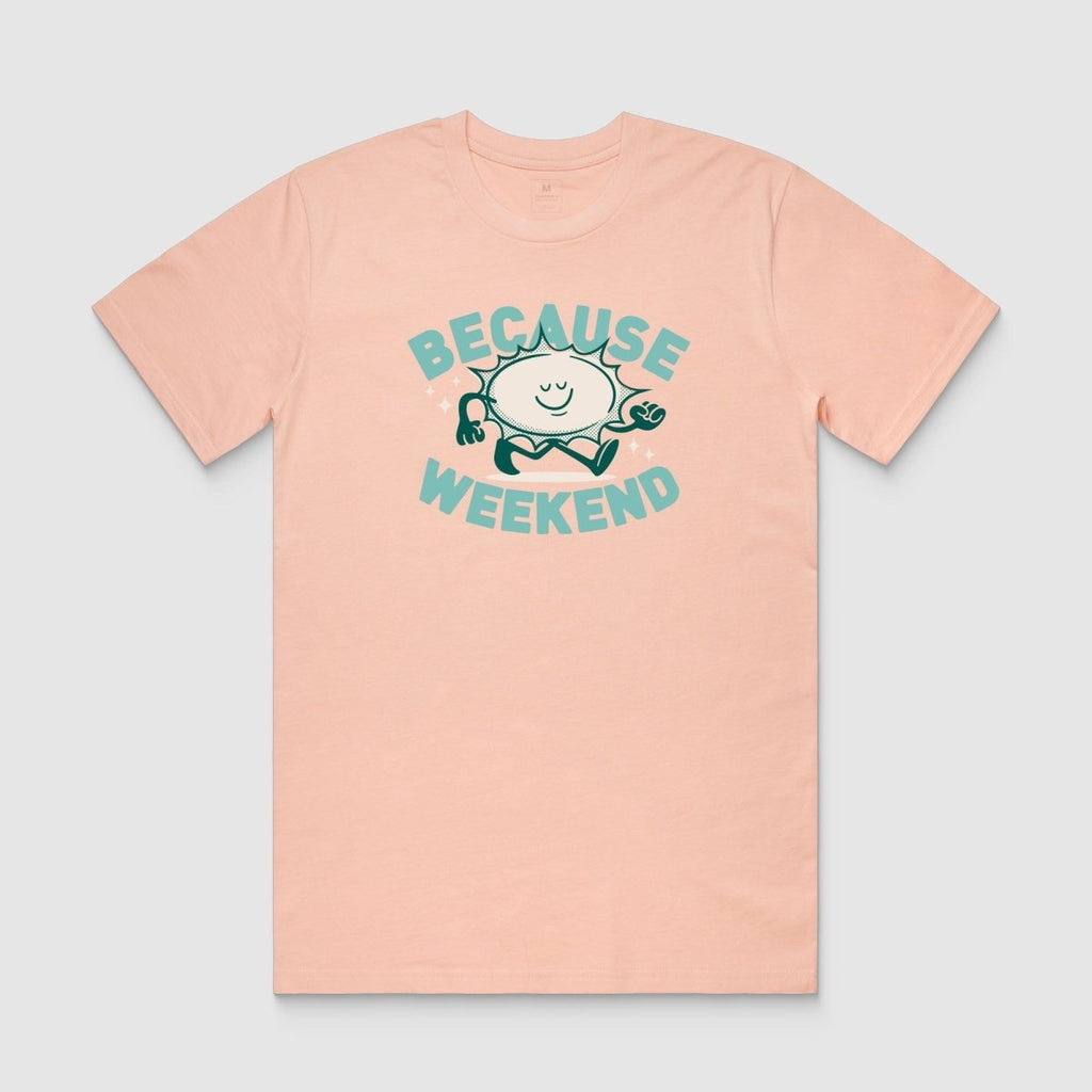 Soft Pink Sunshine Tee - Because Weekend