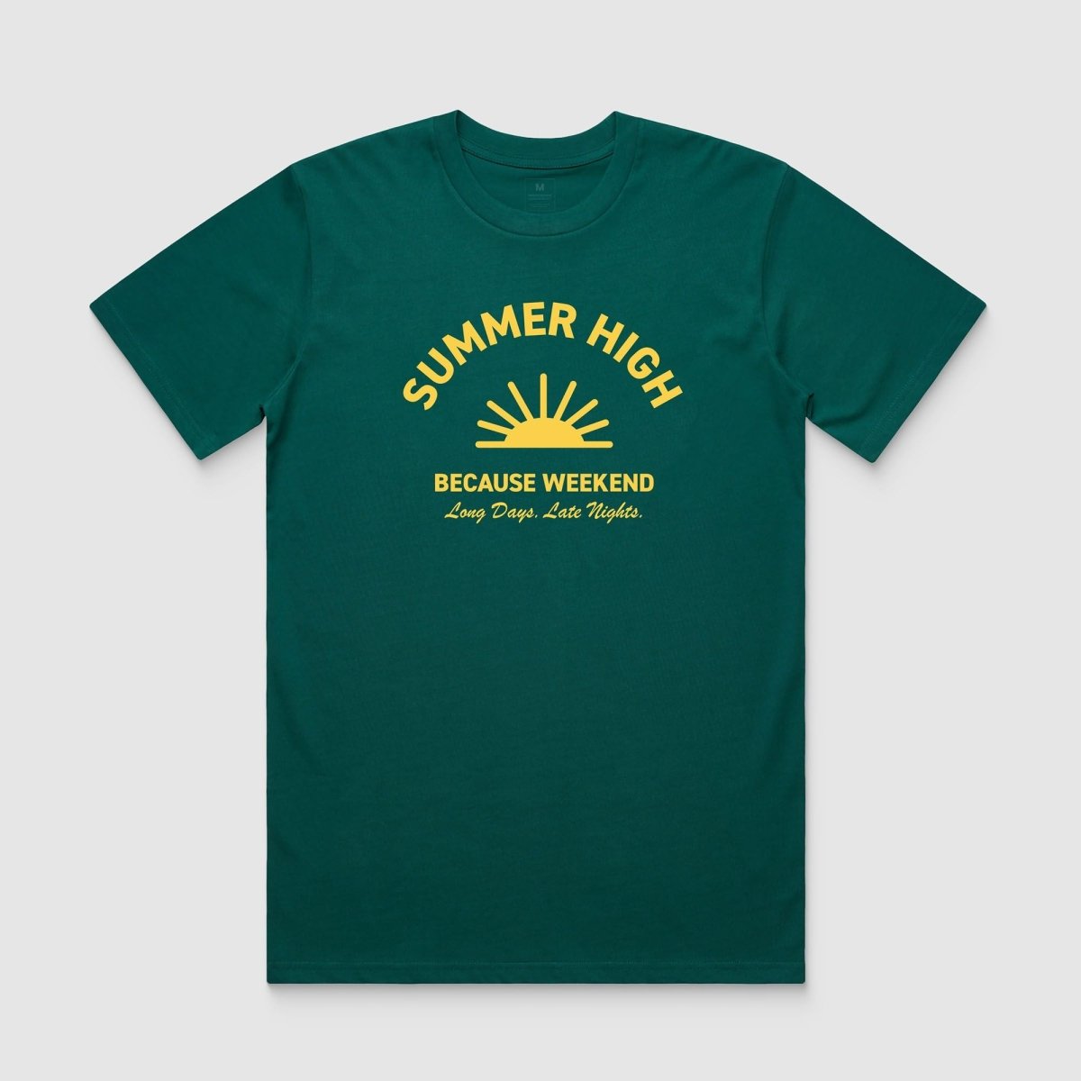 Viridian Summer High Tee - Because Weekend