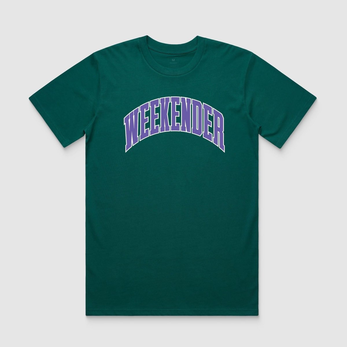 Viridian Weekender Varsity Tee - Because Weekend